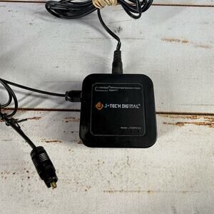 J-Tech Digital 3-Way Optical Audio Switch for Speakers Universal - Made in China